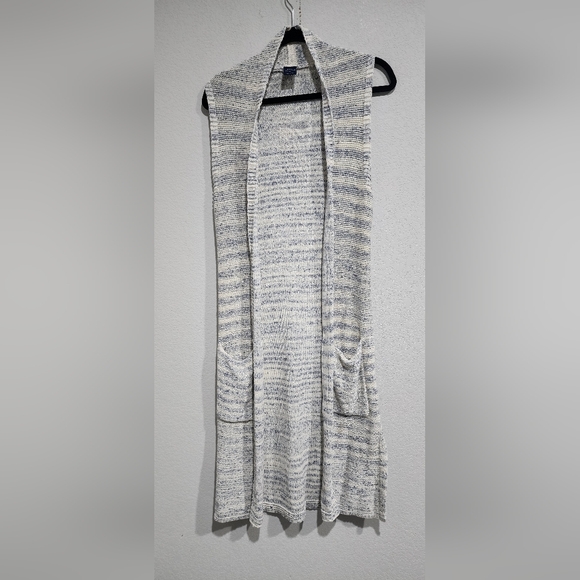 GAP Women's Tunic Long Length Sleeveless Sweater Vest Size XS - Picture 1 of 9